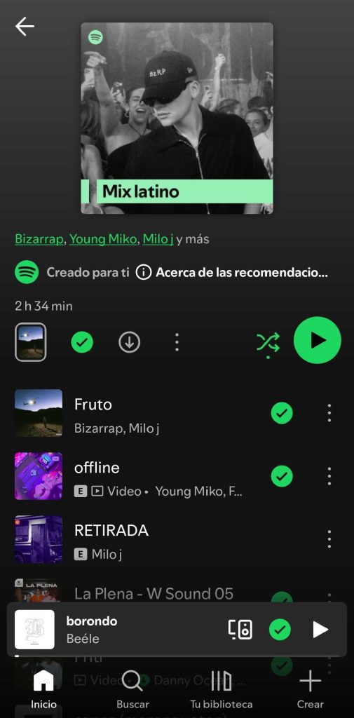 download individual songs on spotify